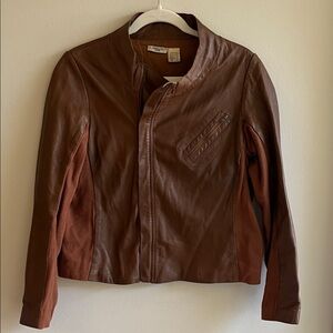 Stylish Brown Leather Jacket